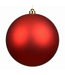 Boule plastique rouge | Noël classique