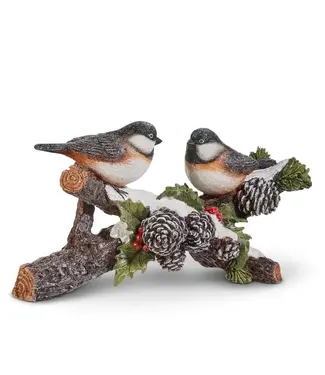 Oiseaux sur blanche