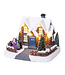 Maison lumineuse blanc chaud | Scène & village de Noël