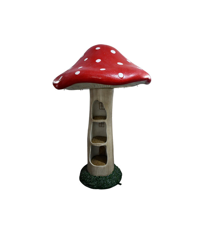 Maison champignon décorative 3 étages | Décoration de Noël féérique