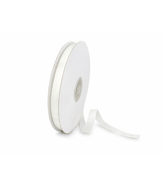 Ruban velours blanc
