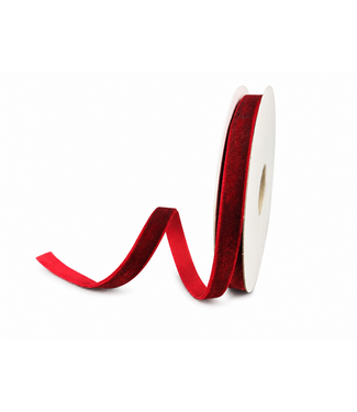 Ruban velours rouge