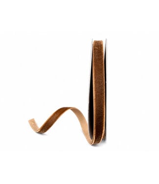 Ruban velours brun