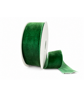 Ruban velours vert