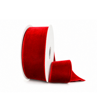 Ruban velours rouge