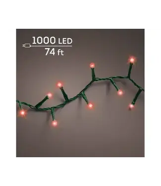 Lumières compact LED rouge 1000 lum.