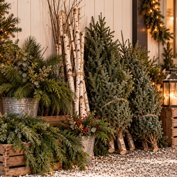 Sapin, sapinage et branches naturelles 