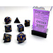 Chessex Speckled Polyhedral 7-Die Set: Golden Cobalt