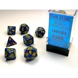 Chessex Speckled Polyhedral 7-Die Set: Twilight