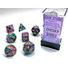 Chessex Signature Polyhedral 7-Die Set: Festive Mosaic/yellow