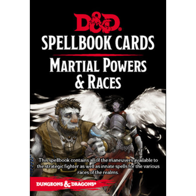 D&D Spellbook Cards: Martial Powers & Races