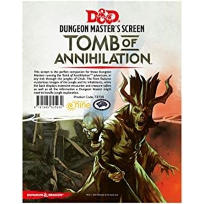 D&D Tomb of Annihilation DM Screen