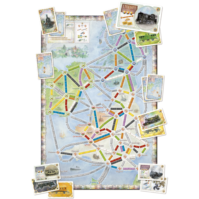 Ticket to Ride: United Kingdom Expansion