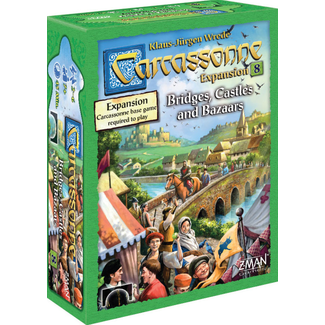 Z-Man Games Carcassonne: Exp 8: Bridges, Castles and Bazaars