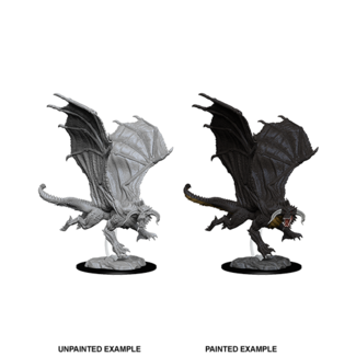 WizKids 73682 D&D NM - W08 Young Black Dragon