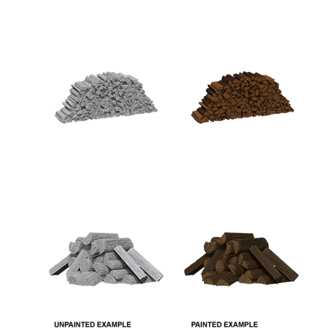 *73868 Deep Cuts Architecture: Piles of Wood ~ Retired