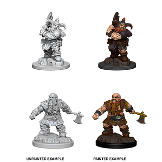 WizKids 73391 D&D NM - W06 Dwarf Barbarian Male
