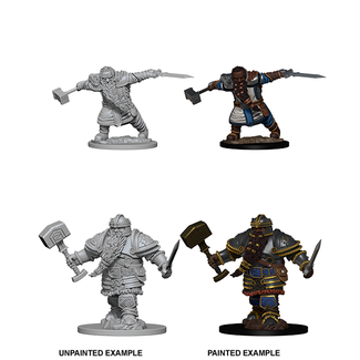 WizKids OOS Check at end of May Dungeons & Dragons: Nolzur'S Marvelous Unpainted Miniatures - W01 Dwarf Male Fighter