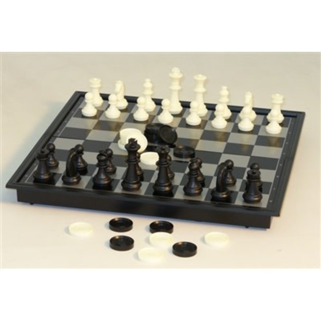 Magnetic Chess with Checkers