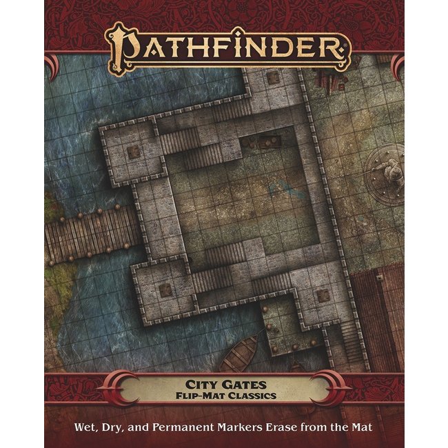 Pathfinder Flip-Mat: City Gates (Flip-Mat Classics)