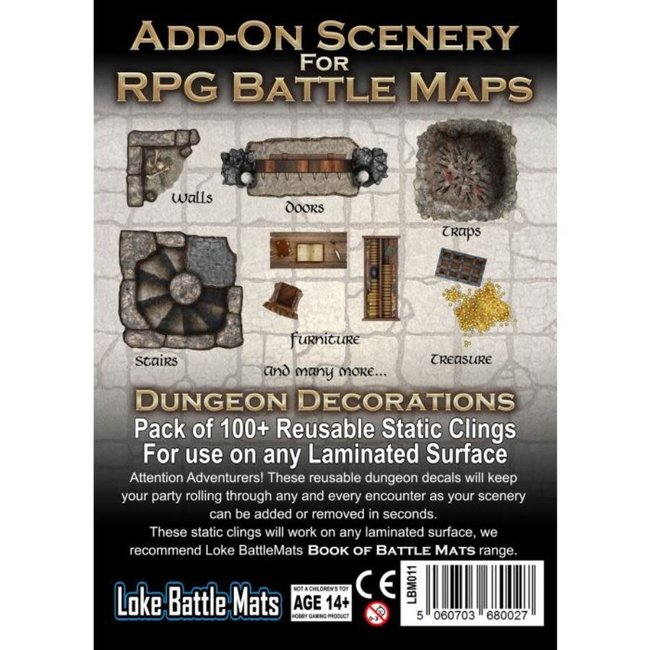 Add-On Scenery for RPG Maps Dungeon