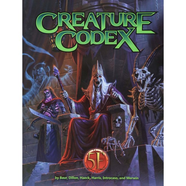 Creature Codex (5th Edition) - SUMMER SALE