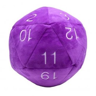 Ultra Pro UP Jumbo D20 Plush Purple/White