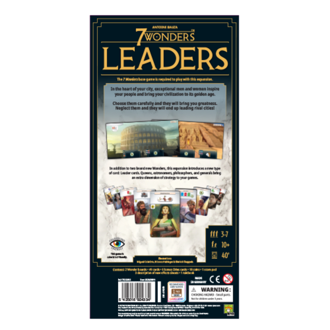 7 Wonders New Edition: Leaders Expansion