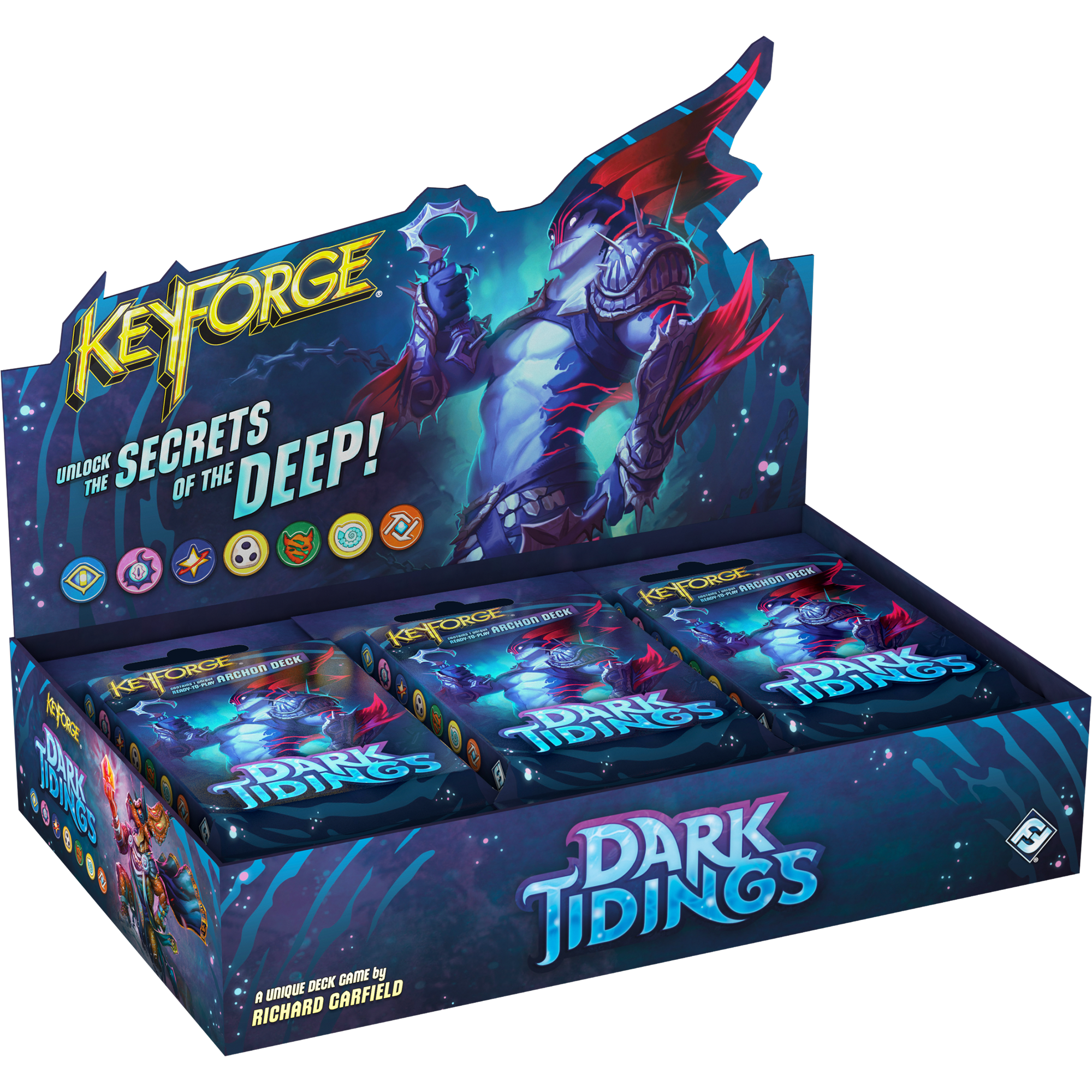 KeyForge Call of the Archons 12 decks New In Stock Archons Display Deck 