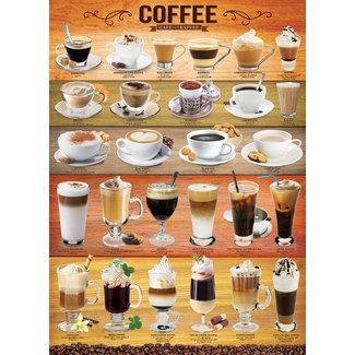 Eurographics Puzzles Coffee 1000 pc Puzzle