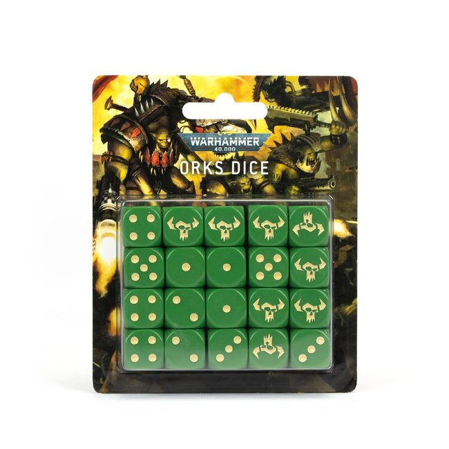 Warhammer 40,000 Orks: Dice Set