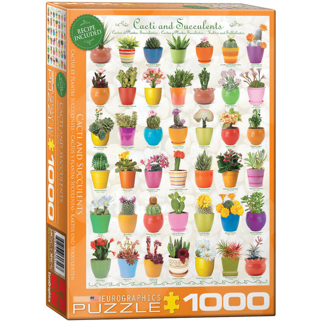 Cacti & Succulents 1000 pc Puzzle