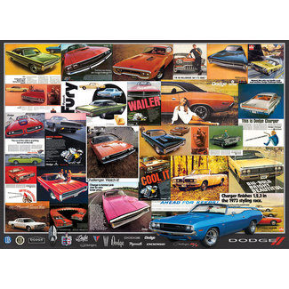 Eurographics Puzzles Dodge Advertising Collection 1000 pc Puzzle