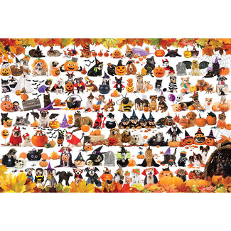Eurographics Puzzles Halloween Pets 1000 pc Puzzle