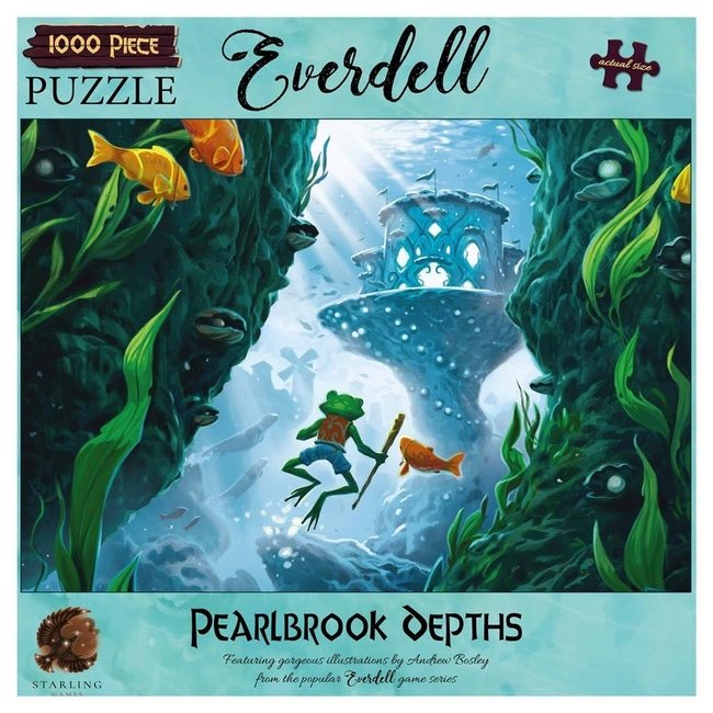 Everdell Pearlbrook Depths 1000 pc Puzzle ~ Discontinued