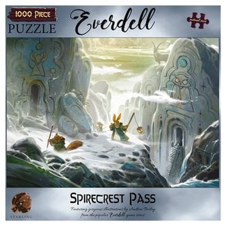 Tabletop Tycoon Everdell Spirecrest Pass 1000 pc Puzzle