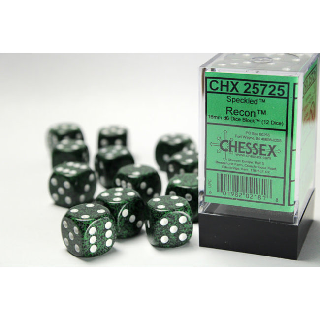 Speckled D6 16mm Dice: Recon