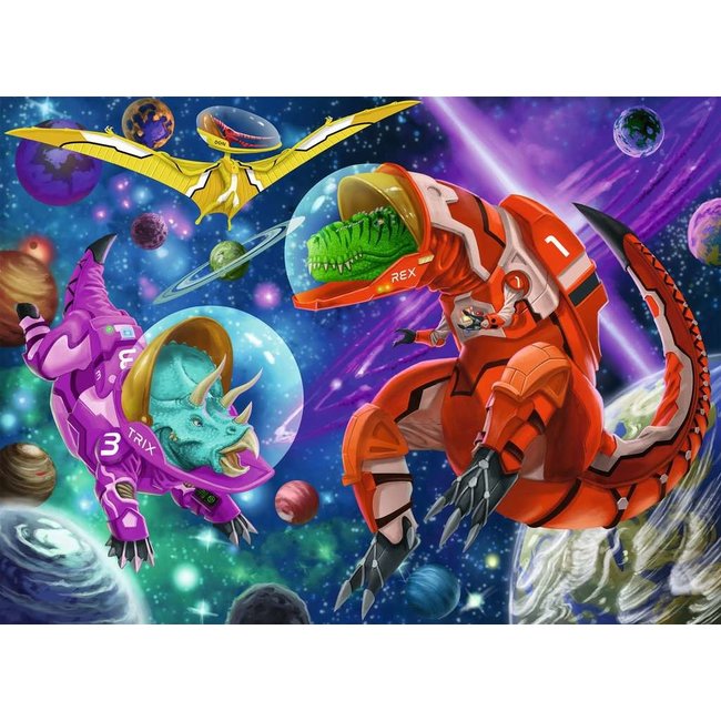 200 pc Space Dinosaurs Puzzle