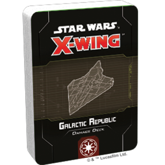 Atomic Mass Games Star Wars X-Wing 2E: Galactic Republic Damage Deck