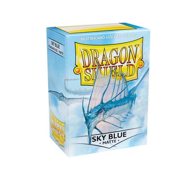 Dragon Shield - Sky Blue Standard Matte Sleeves 100 ct
