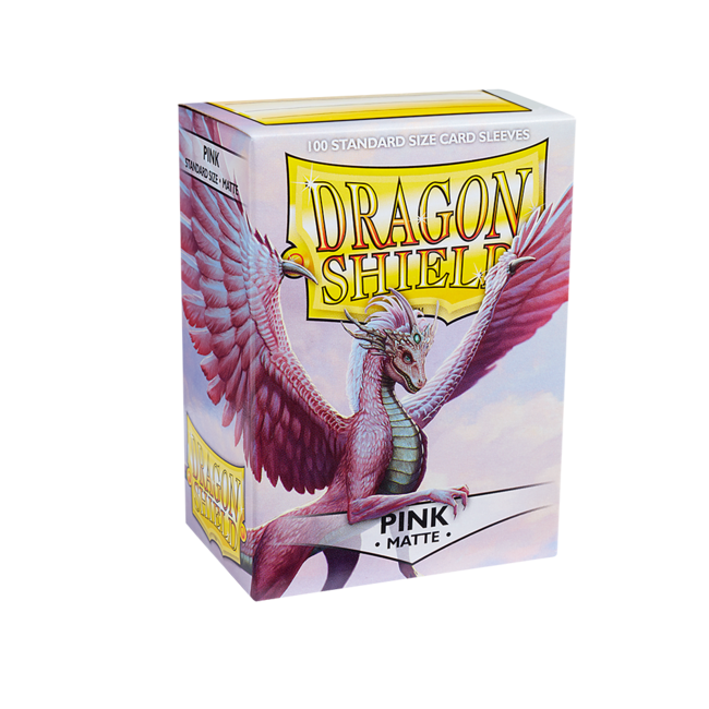 Dragon Shield - Pink Matte Standard Sleeves 100 ct