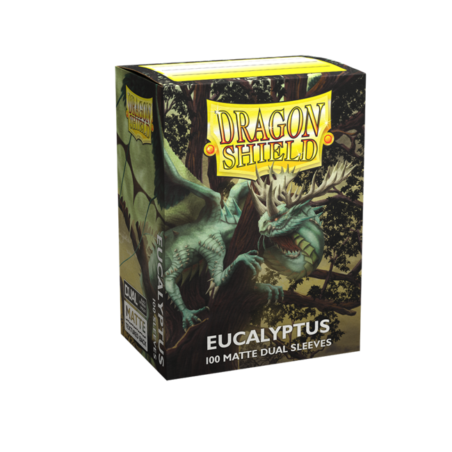 Dragon Shield - Dual Matte Eucalyptus Sleeves 100 ct
