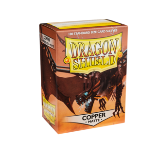 Dragon Shield Copper Standard Matte Sleeves 100 ct - Dragon Shield