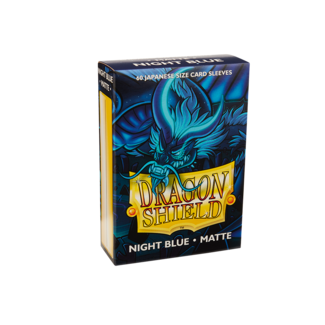 Dragon Shield Night Blue Japanese Matte Sleeves 60 ct - Dragon Shield