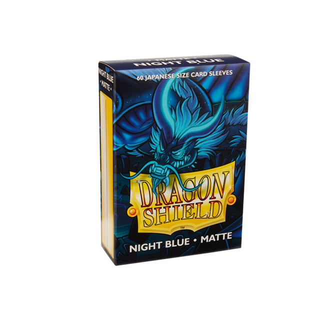 60 Dragon Shield Sleeves Matte Japanese Night Blue 60 Dragon Shield Sleeves Matte Japanese Night Blue