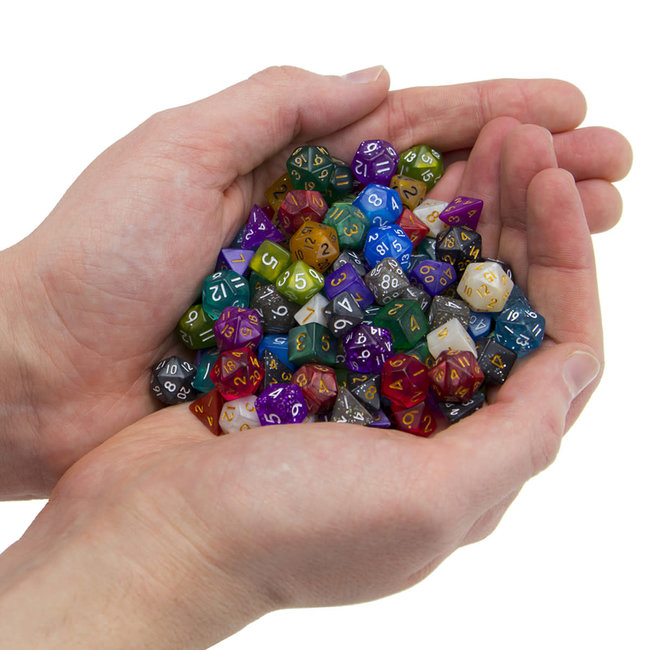 Halfling's Haversack 140 Mini Polyhedral Dice
