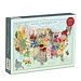 Galison USA State Flowers Puzzle (1000 Piece) ~ Discontinued