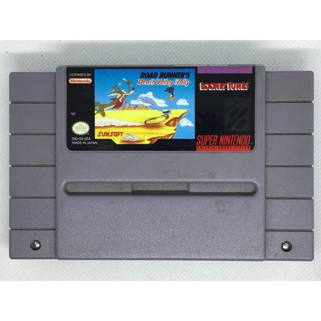 Road Runner's Death Valley Rally - SNES - Jogo do Papa léguas com legendas  em portugues. 