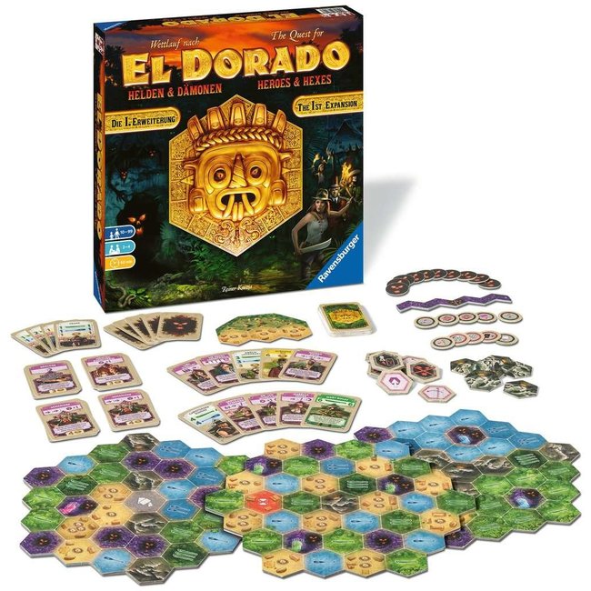 The Quest for El Dorado: Heroes & Hexes Expansion