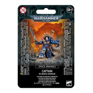 Warhammer 40,000 Space Marines Captain In Gravis Armour